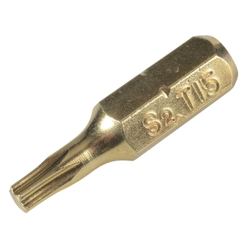 TORX Compatible Bit T15 x 25mm (Pack 10) FORFM10TX15