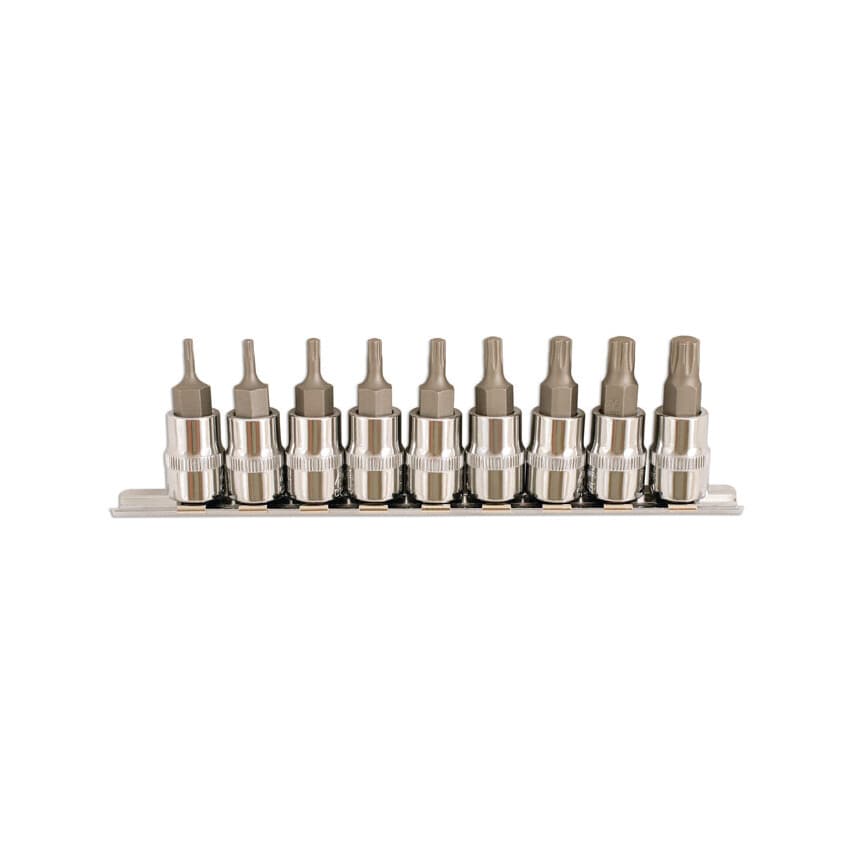 TORX Plus Socket Bit Set 3/8"D9 Piece