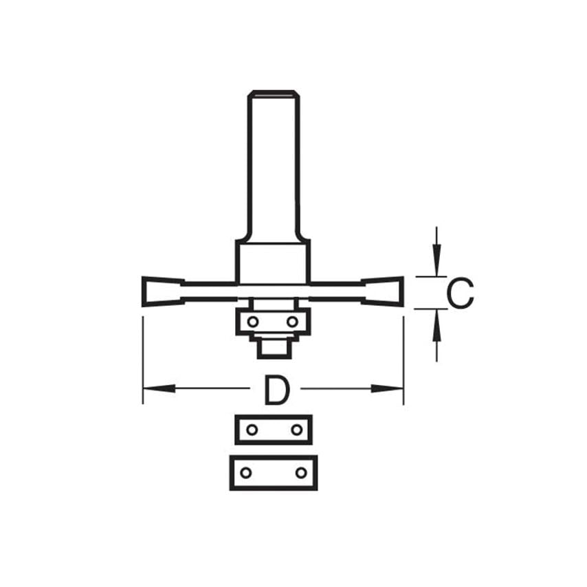TR35 x 1/4 TCT Biscuit Jointer Set 4.0 x 37.2mm TRETR3514TC