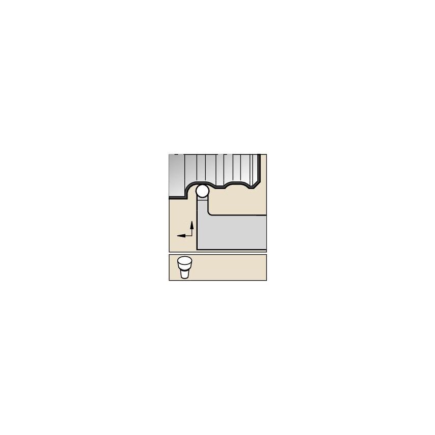 TRHOR162D Top Notch Holder W1.00 L6.00
