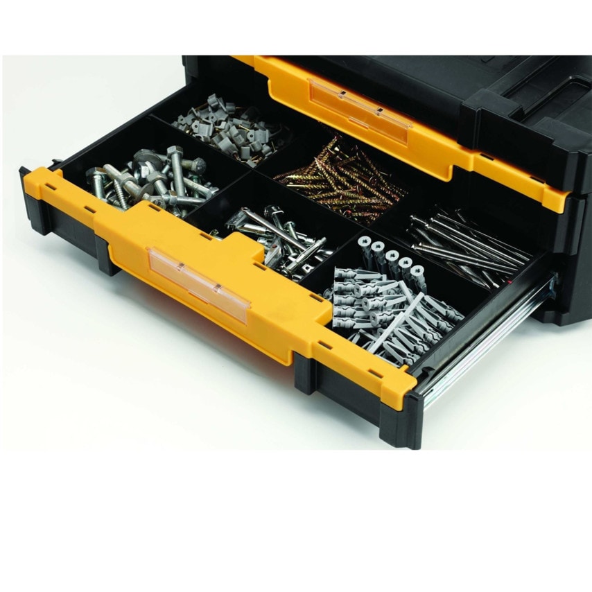 TSTAK IV Tool Storage Box with 2 Shallow Drawers - DWST1-70706