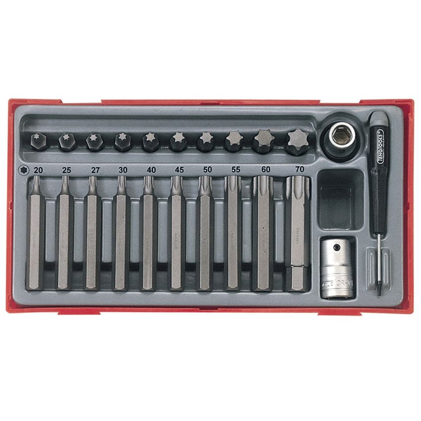 TTTX23 TX Bit Socket Set, 23 Piece - 1/2in Drive TENTTTX23