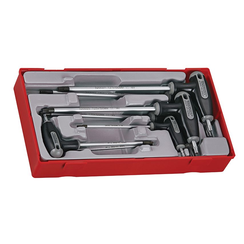 TTTX7 TX/TPX TORX T-Handle Screwdriver Set, 7 Piece TENTTTX7