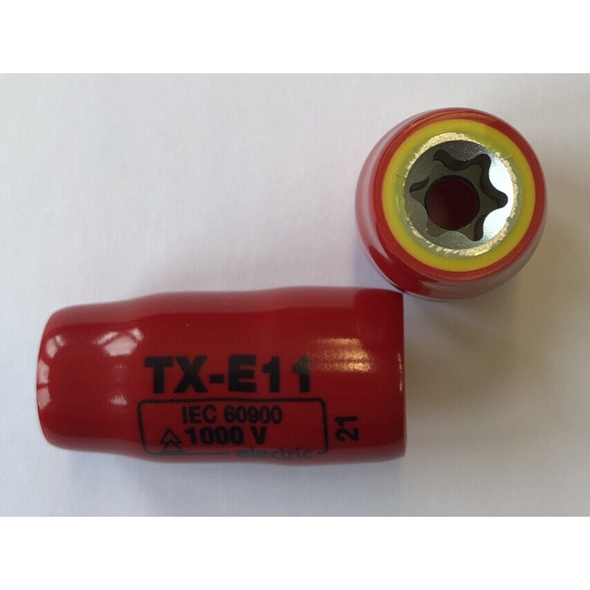 TX-E11 Insulated Socket 3/8"SQ/DR - 1000 V