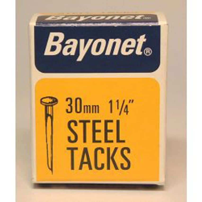 Tacks (Fine Cut Steel) - Blue (Box Pack) 30mm