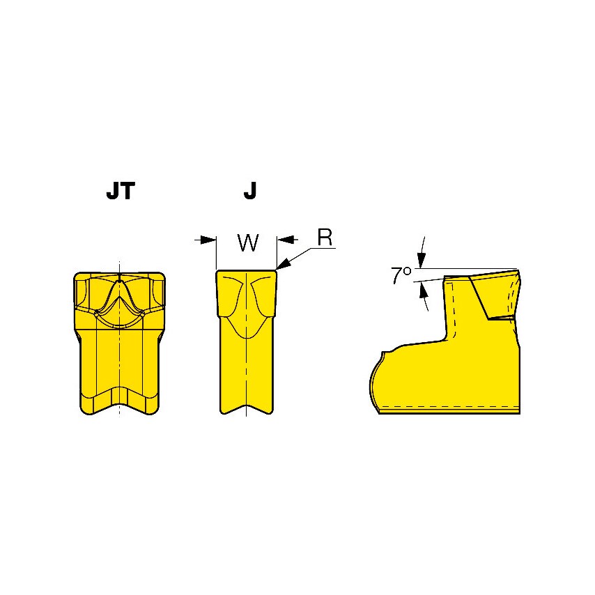 Tag N2J Insert Grade IC80 8