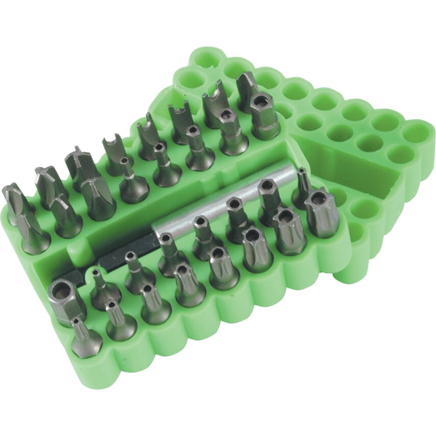 Tamperproof Bit Set 33PC
