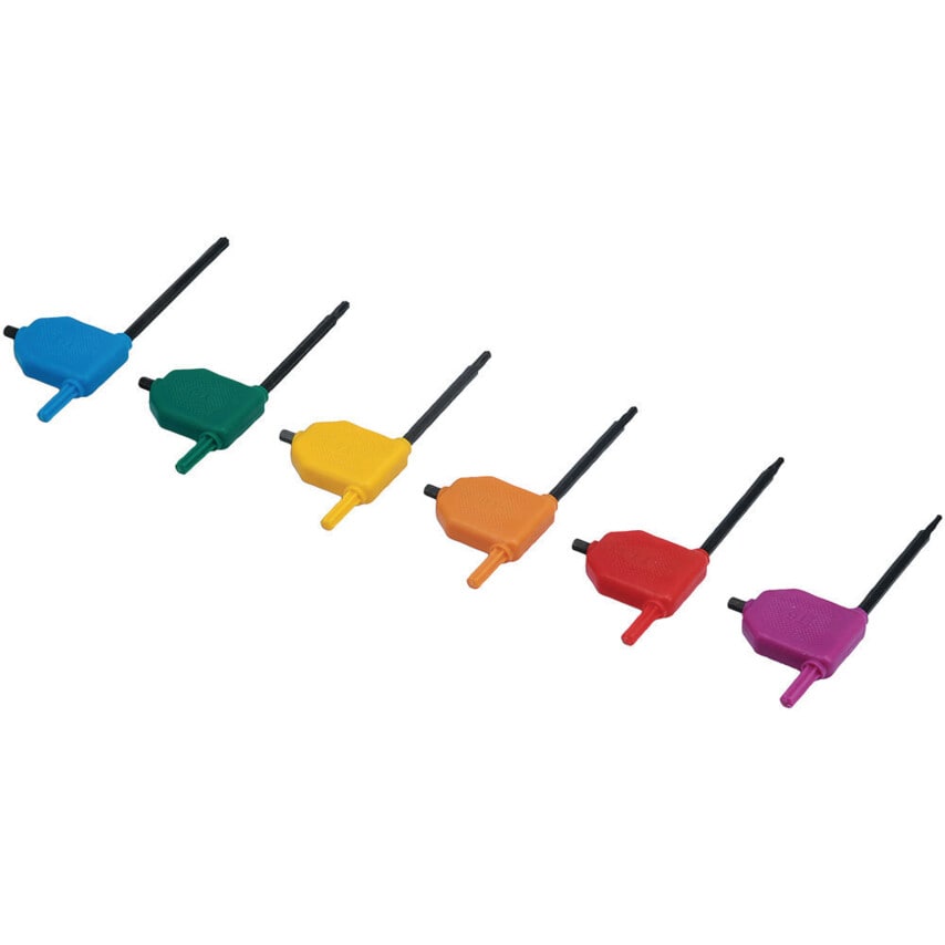 Tamperproof Star Key Set 6PC