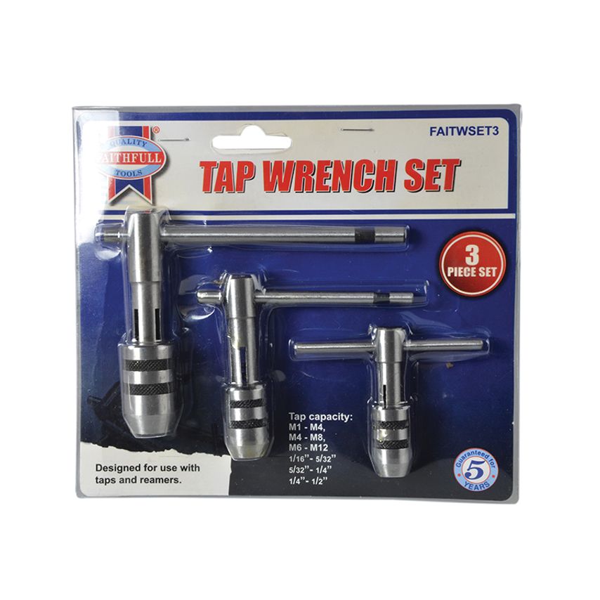 Tap Wrench Set of 3 FAITWSET3