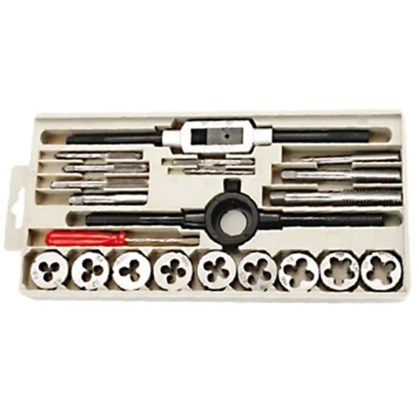 Tap and die Set Metric 21 Piece HSS Storage Case