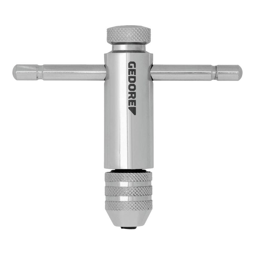 Tap wrench w.ratchet a.centring eye size 1 M3-M10