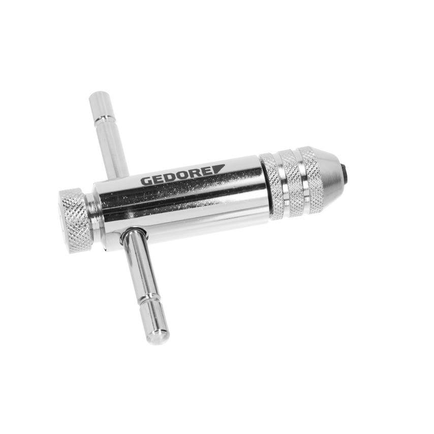 Tap wrench w.ratchet a.centring eye size 1 M3-M10