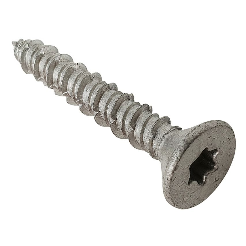 TechFast Masonry Screw TORX Compatible CSK 6.3 x 45mm (Box 100) FORTFMC6345