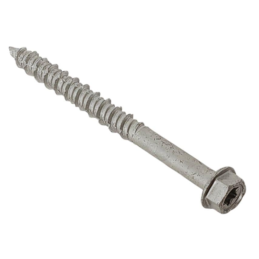 TechFast Masonry Screw TORX Compatible Hex 6.3 x 70MM (Box 100)