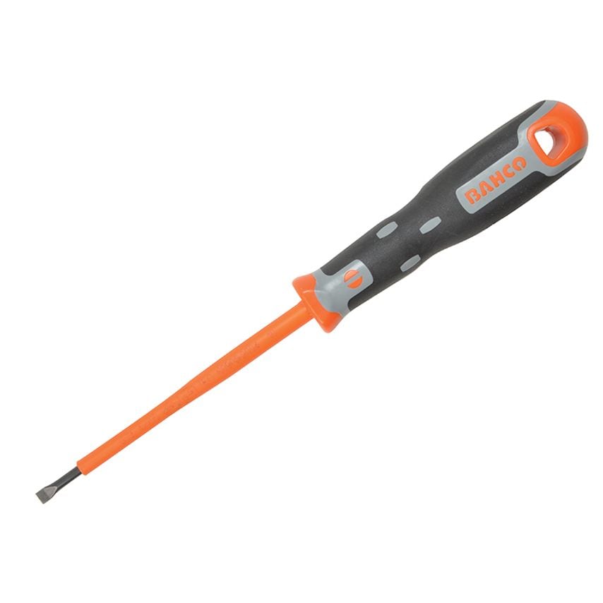 Tekno+ VDE Screwdriver Slotted Tip 4.0mm x 100mm BAH033040