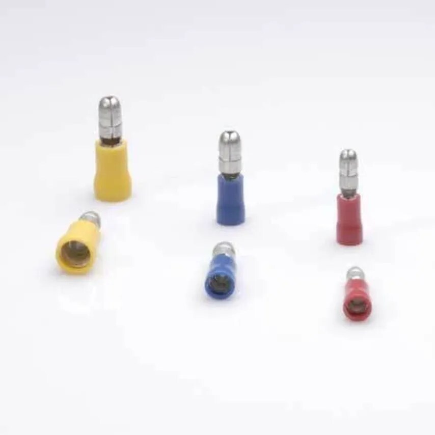 Term Auto Bullet Male (Pack of 100) 15A 1.5-2.5mm2 Blue Pre-insula - CIAB2M