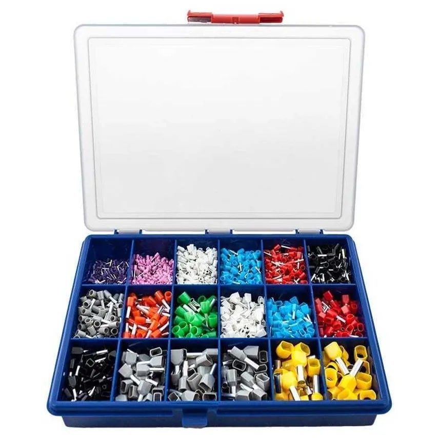 Terminal Kit Cord End 18 Compartment Small French