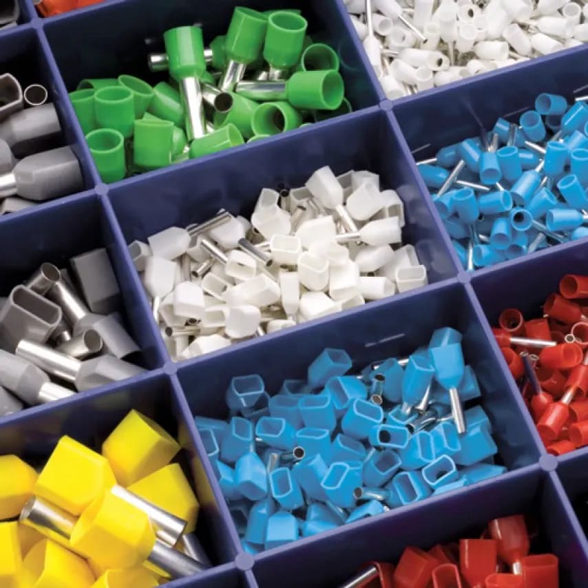 Terminal Kit Cord End 24 Compartment Large French Tool