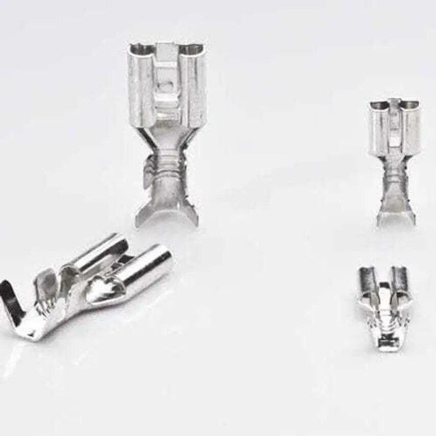 Terminal Push on Uninsulated Pack 100 15A 1.5-2.5mm2 Tin Plate - CPO2-6.3