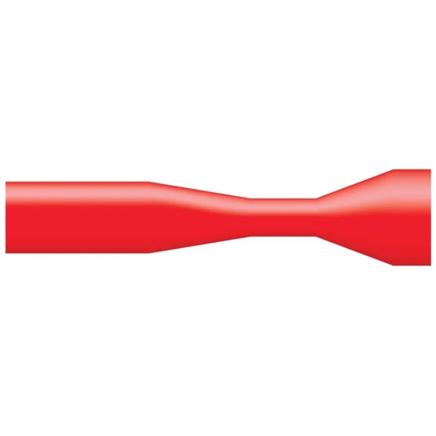 Terminal Push-on Female Fully Insul Pack 100 0.5-1.5mm2 Red - CIFPO1-2.8F x