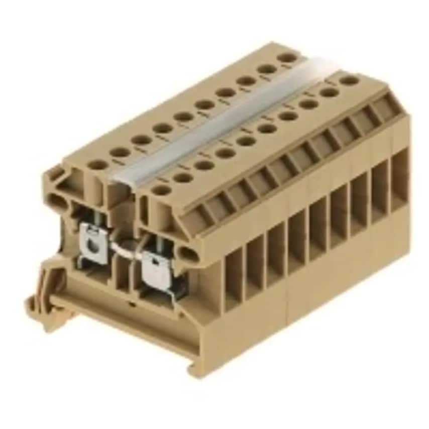 Terminal SAK2.5/10/35 Screw Connection 44.5 x 6.1 x 40mm Beige