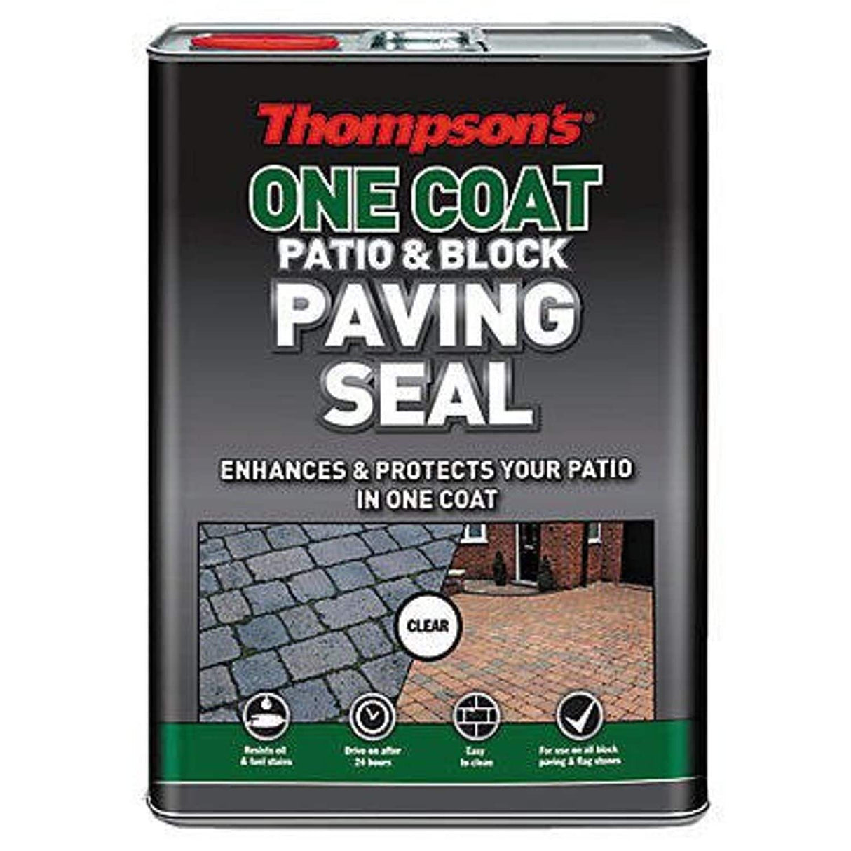 Thompsons One Coat Patio & Block Paving Seal Wet Look - 5L