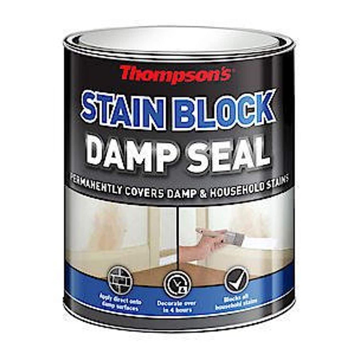 Thompsons Stain Block Damp Seal White - 750ml
