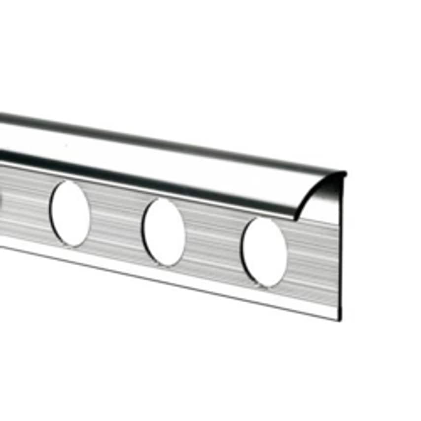 Tile Trim 2.4m x 12mm Chrome