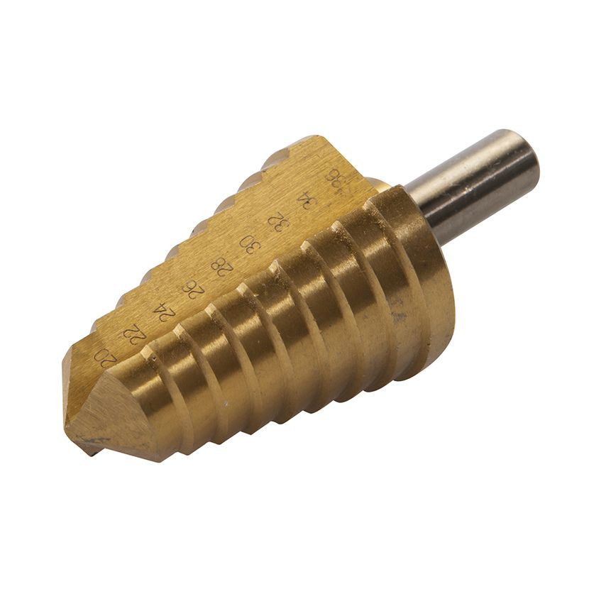 Titanium-Coated HSS Step Drill 20 - 36mm