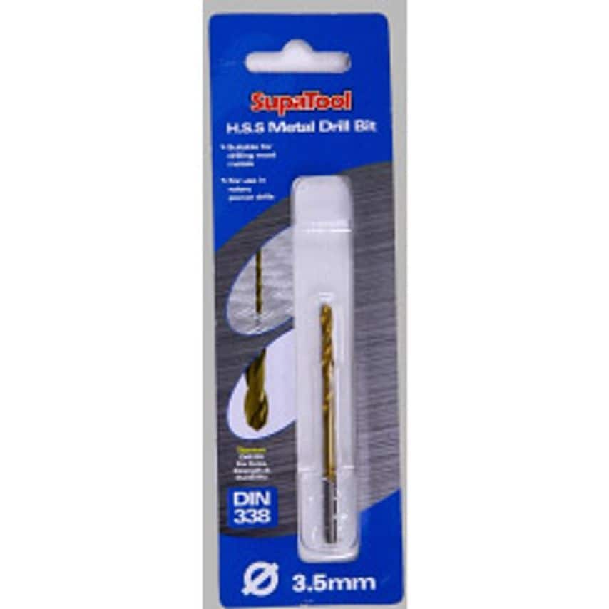 Titanium Coated HSS Drill Bits 3.5x70mm