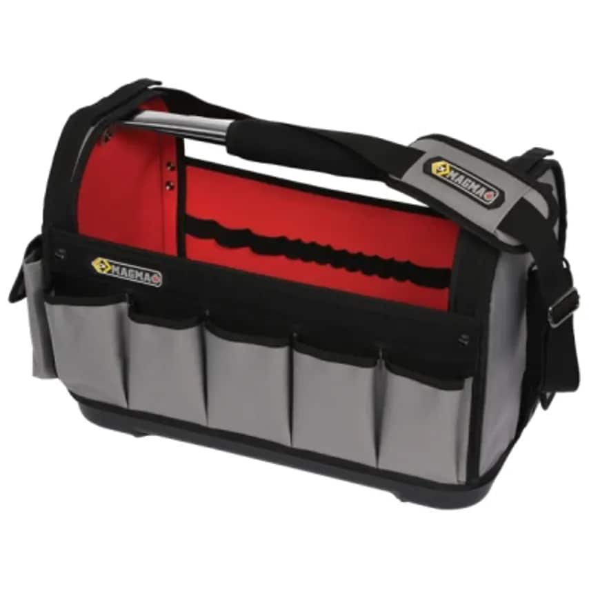 Tool Bag Open Tote 12 Pockets 18IN 520 x 280 x 350mm Polyester W