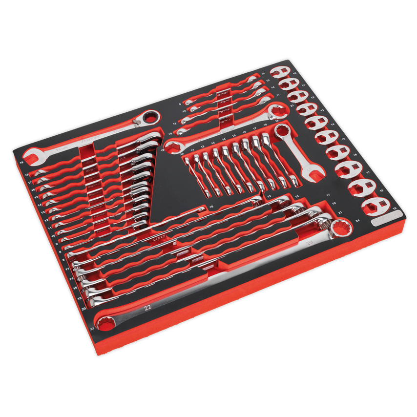 Tool Chest Combination 14 Drawer with Ball Bearing Slides - Black &446 Piece Tool Kit