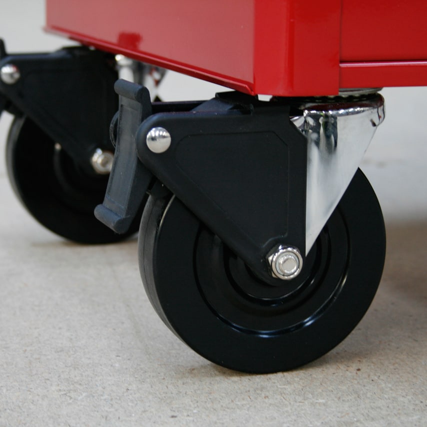 Tool Chest Combination 14 Drawer with Ball Bearing Slides - Red & 1179PC Tool Kit