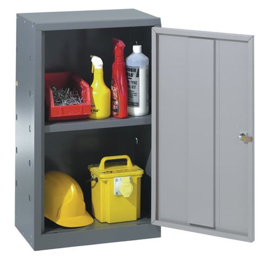 Tool Cupboards, Single Dark Grey Door and 1 Shelf