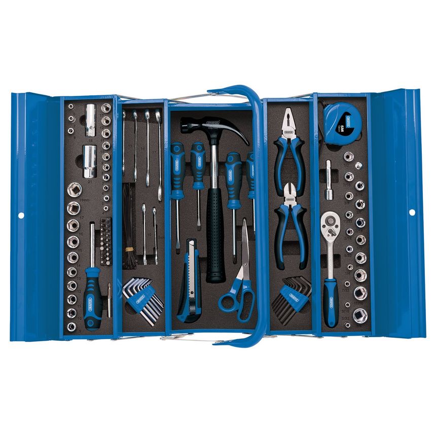 Tool Kit In Steel Cantilever Toolbox (126 pc)
