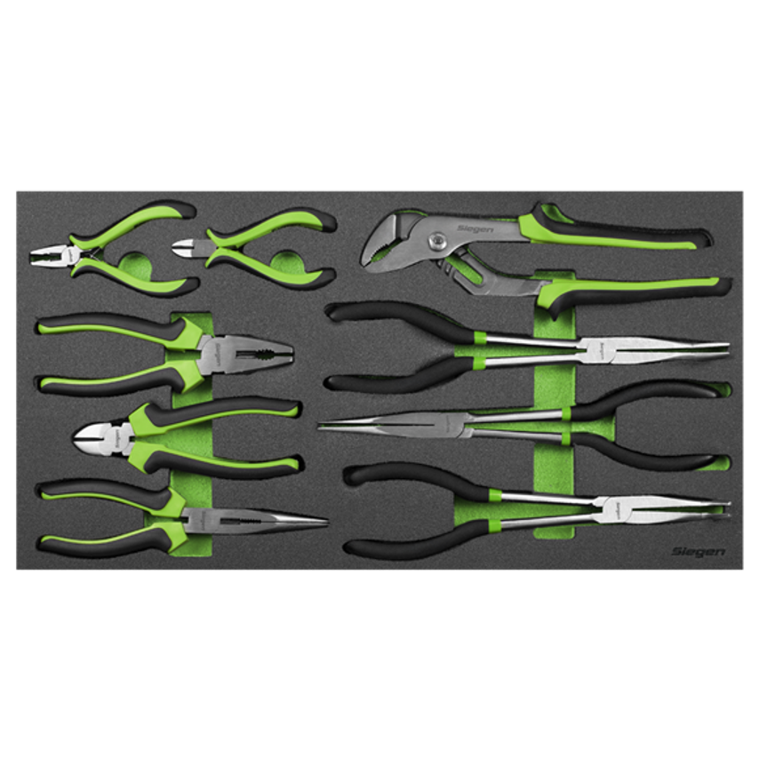 Tool Tray with Pliers Set - 9 Piece