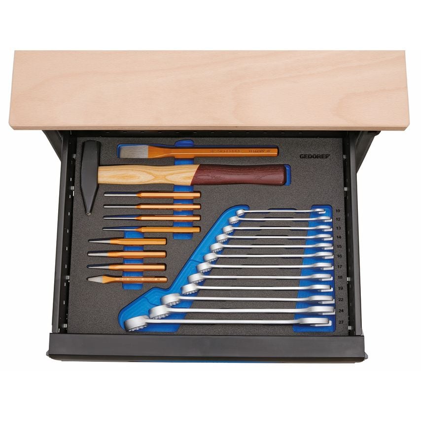 Tool assortment in CT-module 22 pcs