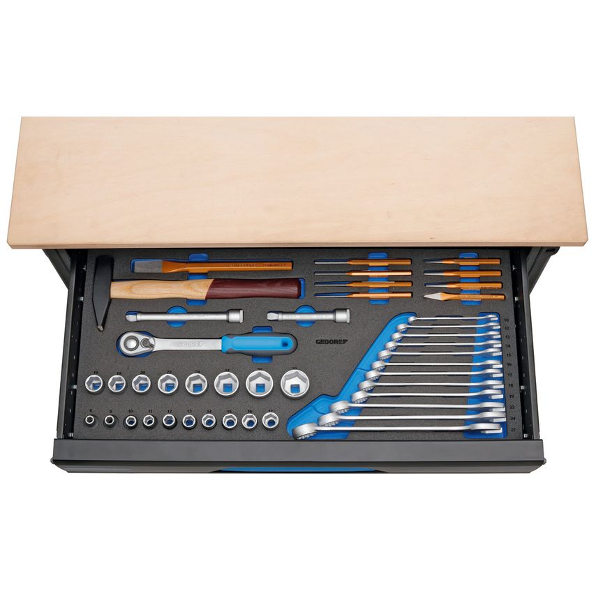 Tool assortment in CT-module 43 pcs