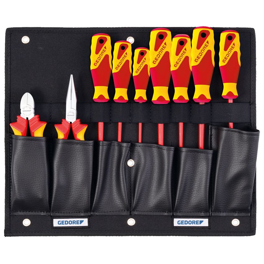 Tool board with VDE pliers/screwdrivers assortment