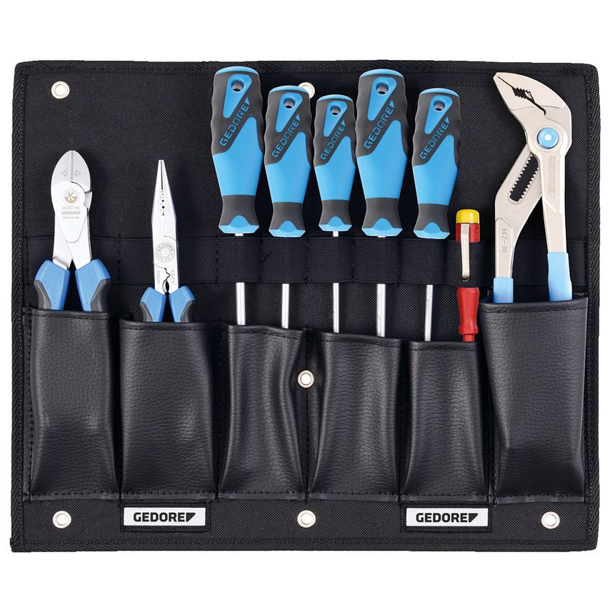 Tool board with pliers/screwdrivers assortment
