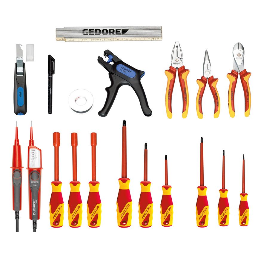 Tool case electric 18 pieces