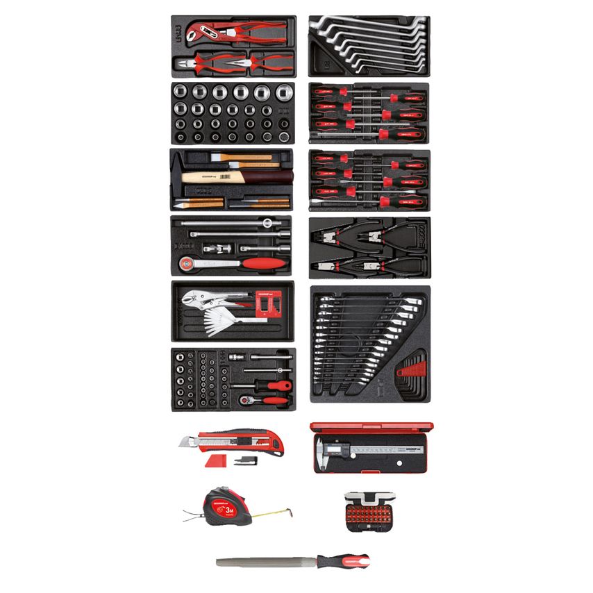 Tool set 11xCT modules +var.tools 166pcs