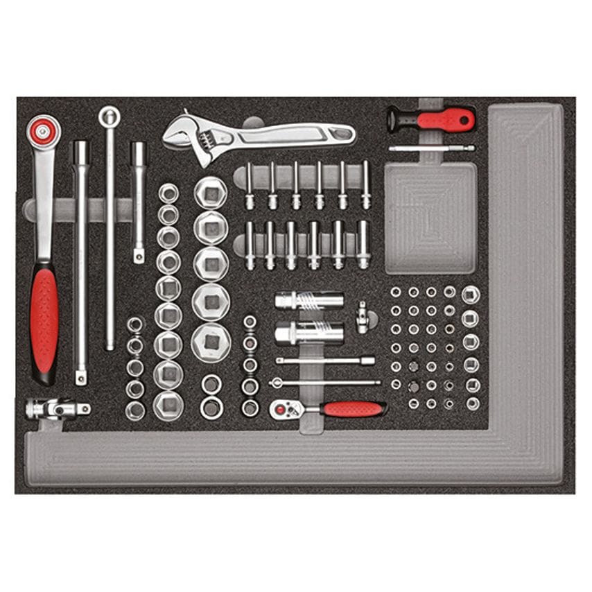 Tool set 3xCT-modules 129pcs