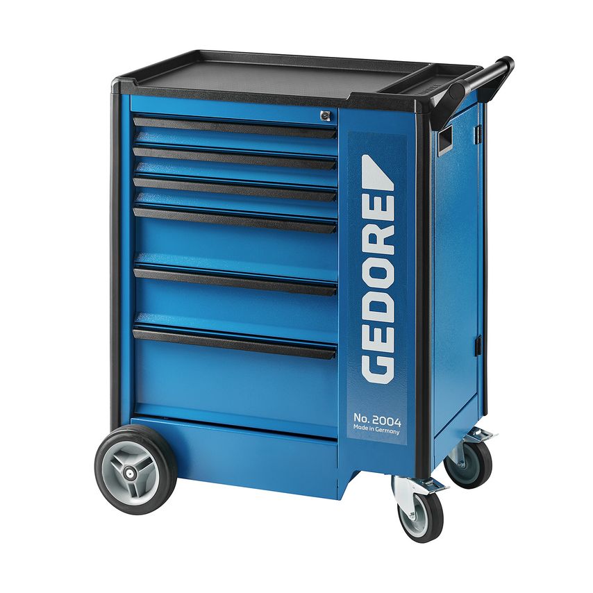 Tool trolley with 6 drawers