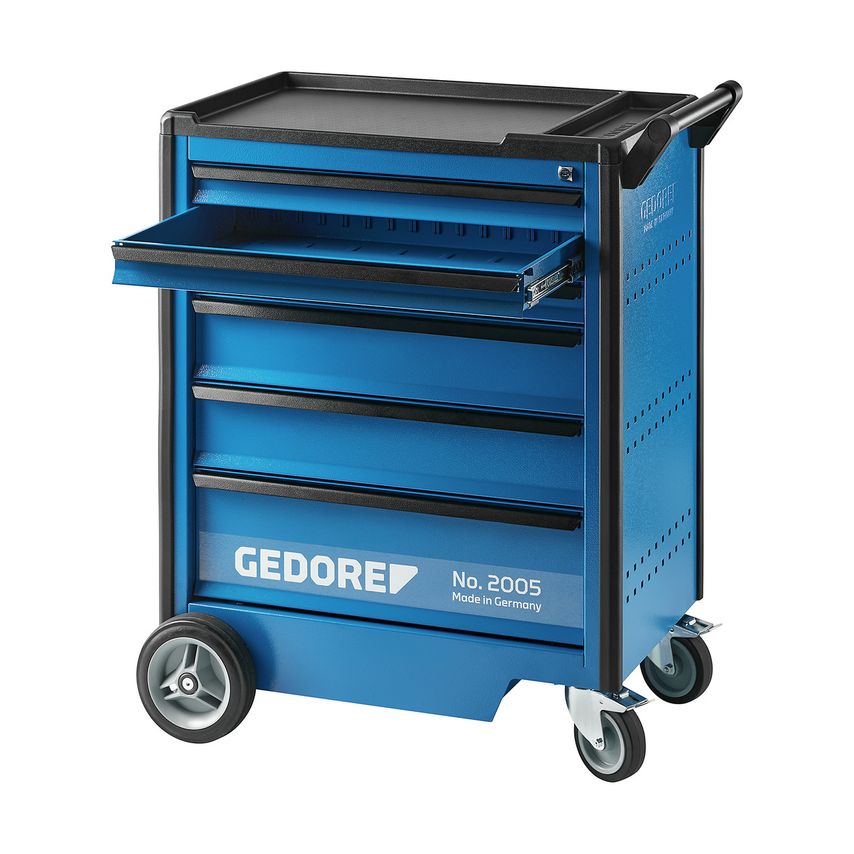 Tool trolley with 6 drawers