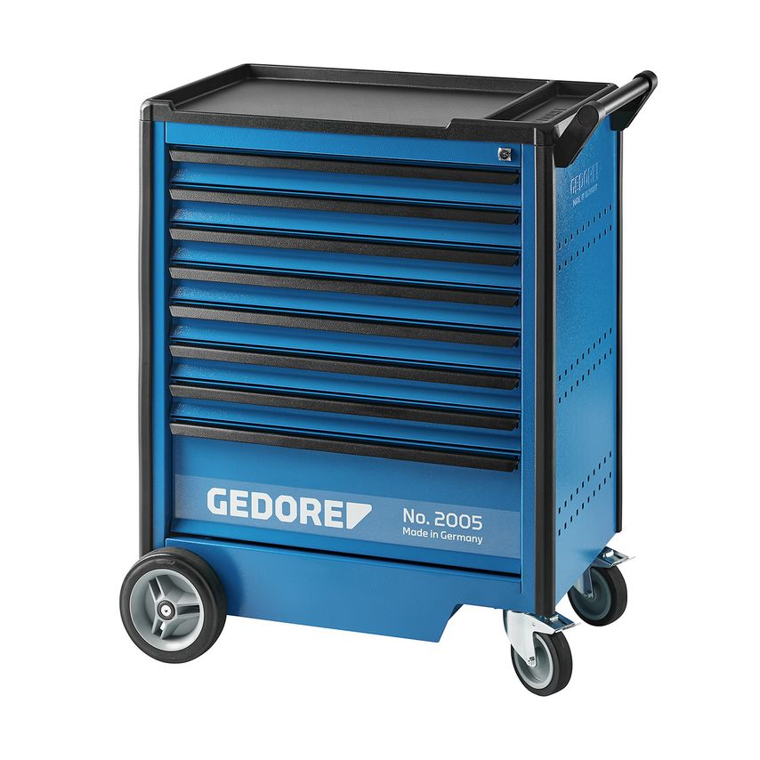 Tool trolley with 8 drawers