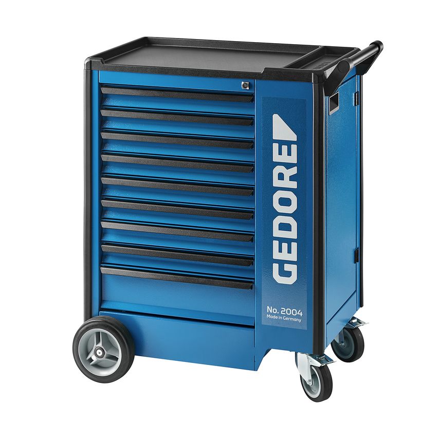 Tool trolley with 9 drawers