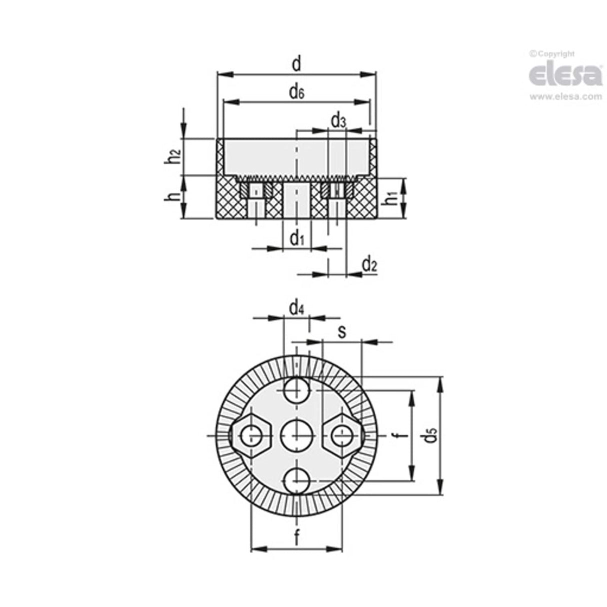 Toothed clamping element-RDB.32-60-CB
