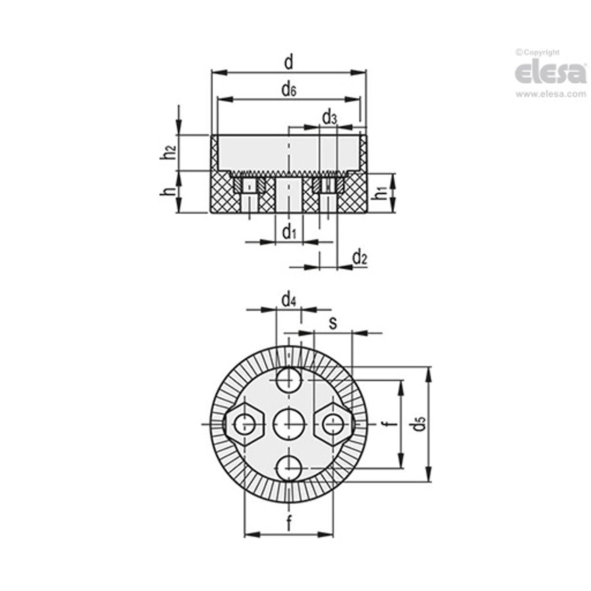 Toothed clamping element-RDB.40-60-CB