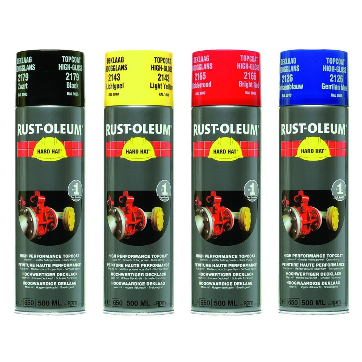 Topcoat Spray Vermilion Inter Orange - RUS-2152